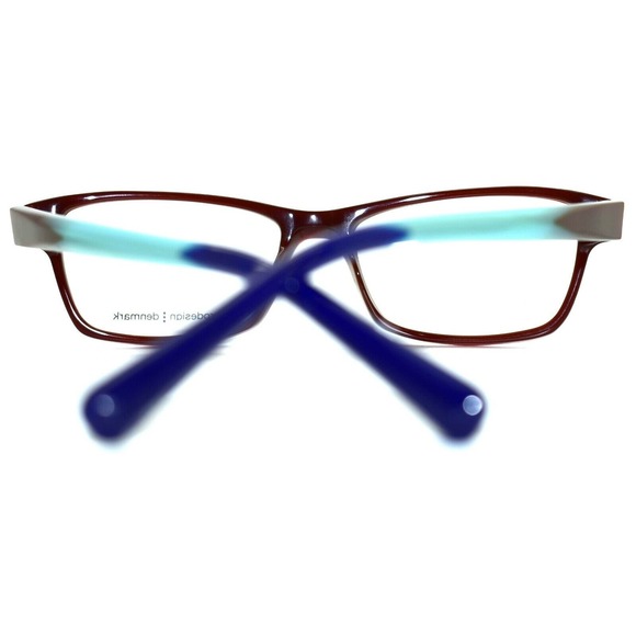 NWOT Auth PRODESIGN DENMARK 1752 c.5022 Brown Turquoise Blue Eyeglasses Frames - Picture 5 of 6